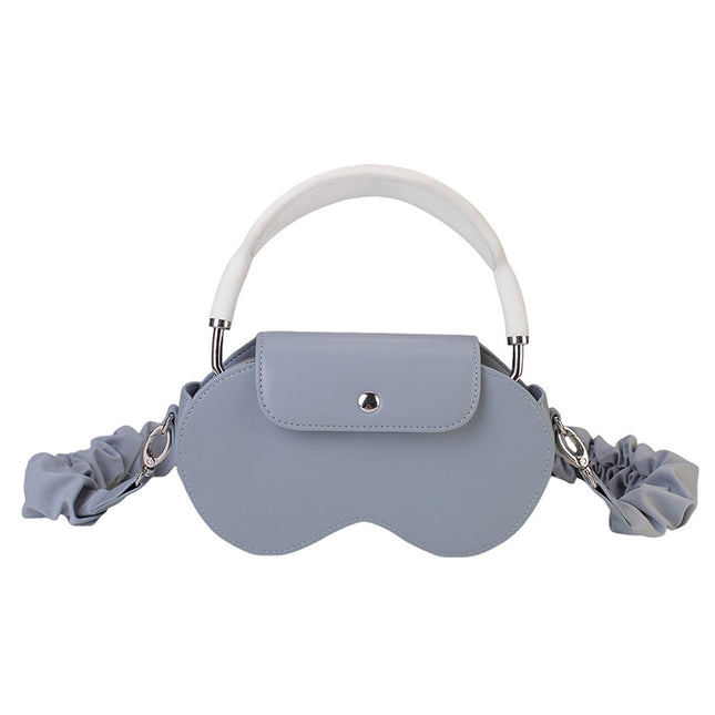 Blue Chic PU Leather Crossbody Storage Bag for Apple Airpods Max