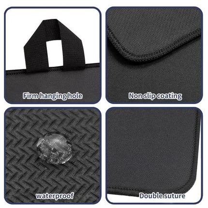 Black Premium Heat Resistant Stovetop Protector Mat - Waterproof, Anti-Slip & Easy Clean Kitchen Guard (61.5x53cm)