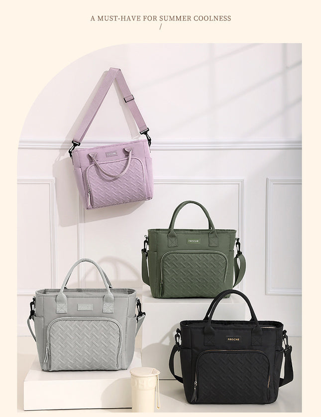 Purple Chic Insulated Lunch Tote Bag – product detail
