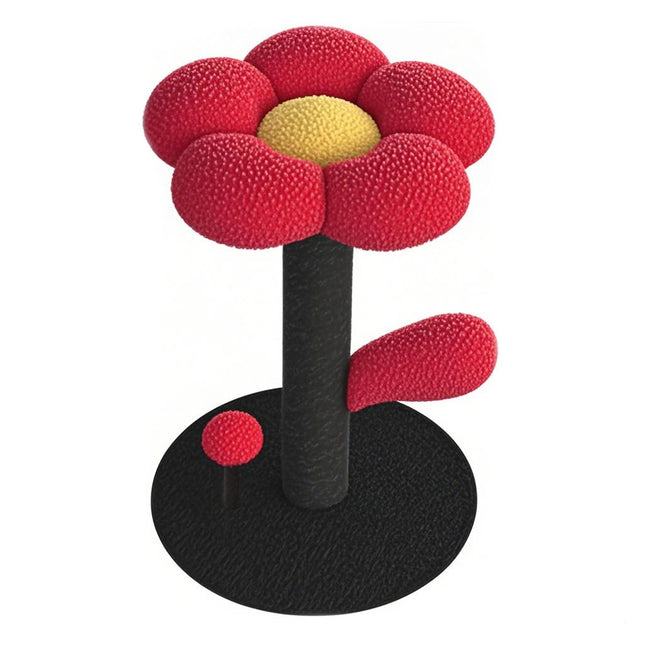 Red and Black Adorable Flower Cat Tree
