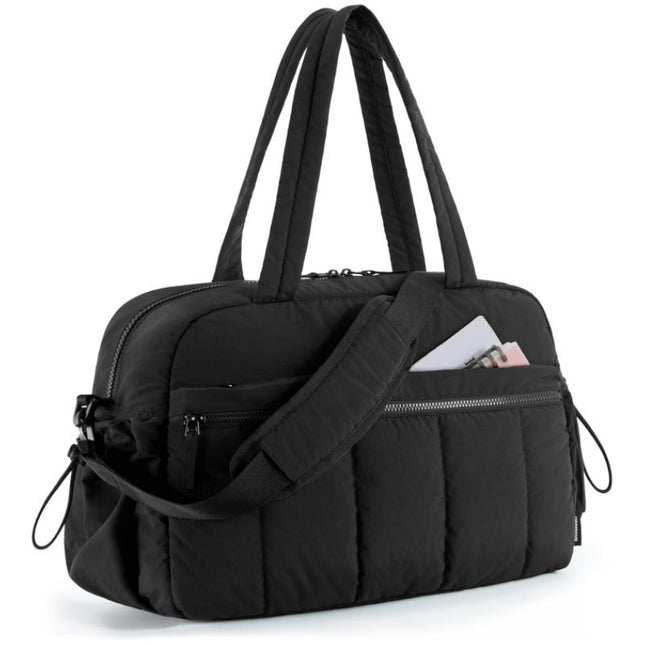 Black Versatile Carry-On Travel Duffel Bag