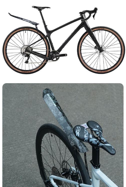 Style E Black Lightweight Bicycle Rear Mudguard – product detail