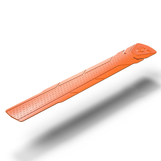 2 Pcs Orange Durable Bicycle Frame Down Tube Protector Sticker