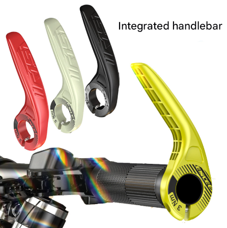 Fluorescent Yellow Ultralight Ergonomic Bike Bar Ends – product detail