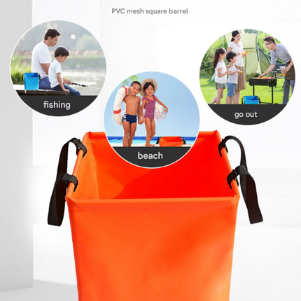 Blue 25L Collapsible Bucket – product perspective