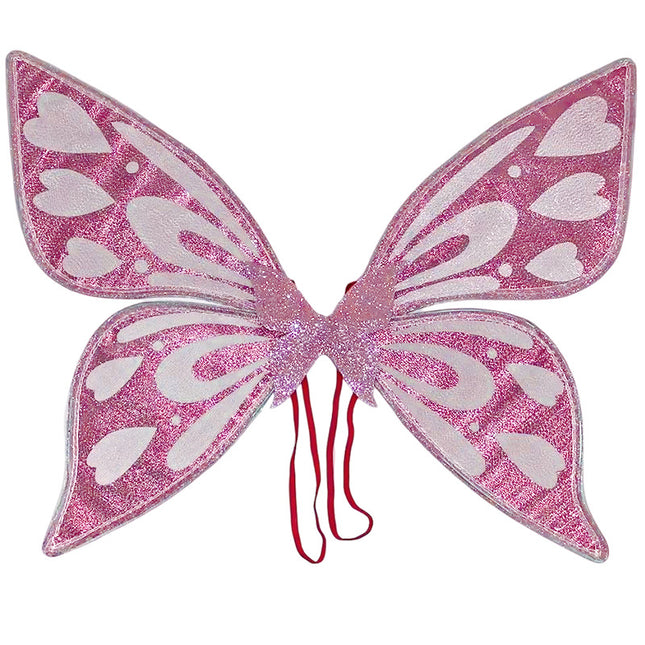 Pink Sparkling Fairy Wings