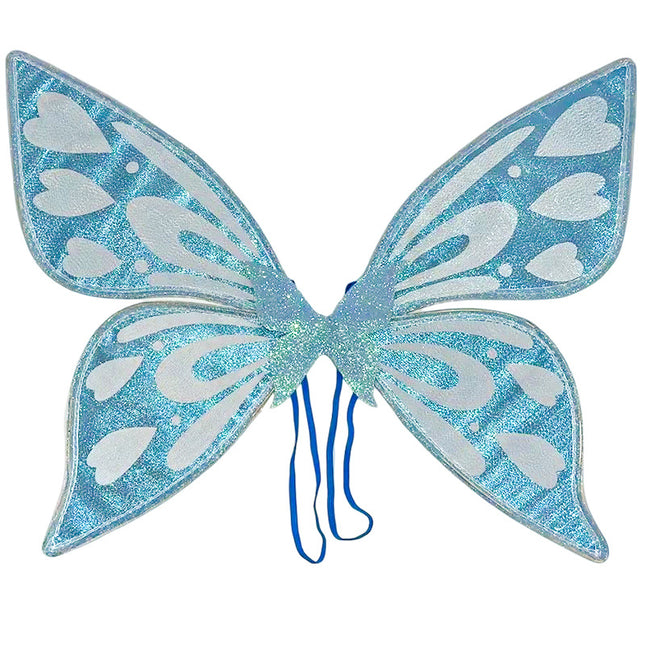 Blue Sparkling Fairy Wings