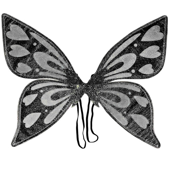 Black Sparkling Fairy Wings