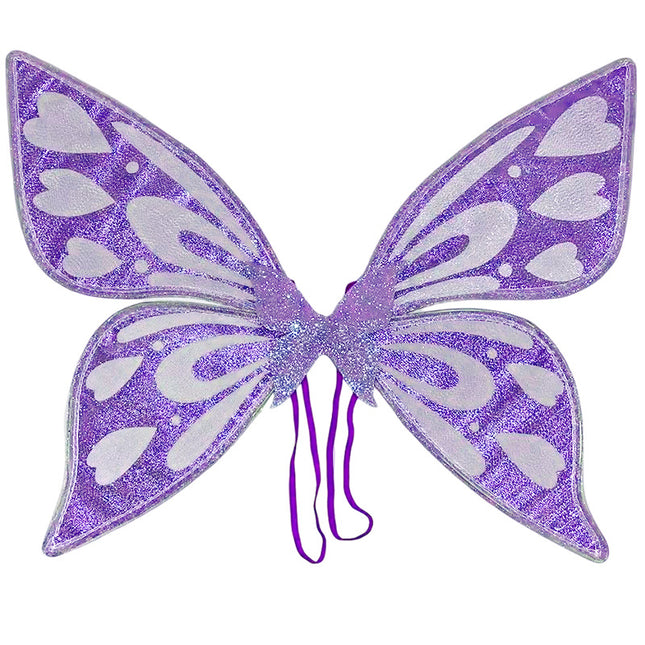 Purple Sparkling Fairy Wings