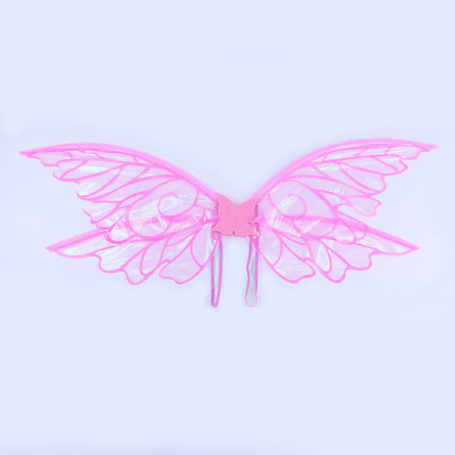 Pink Enchanting Iridescent Fairy Wings