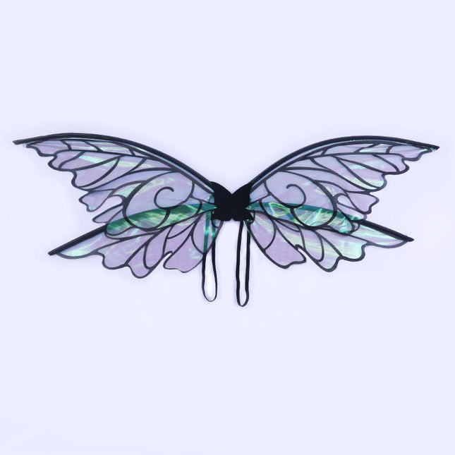 Black Enchanting Iridescent Fairy Wings
