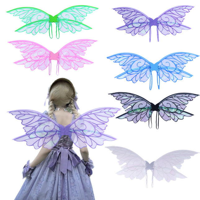 Blue Enchanting Iridescent Fairy Wings – product detail