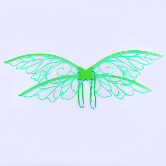 Green Enchanting Iridescent Fairy Wings