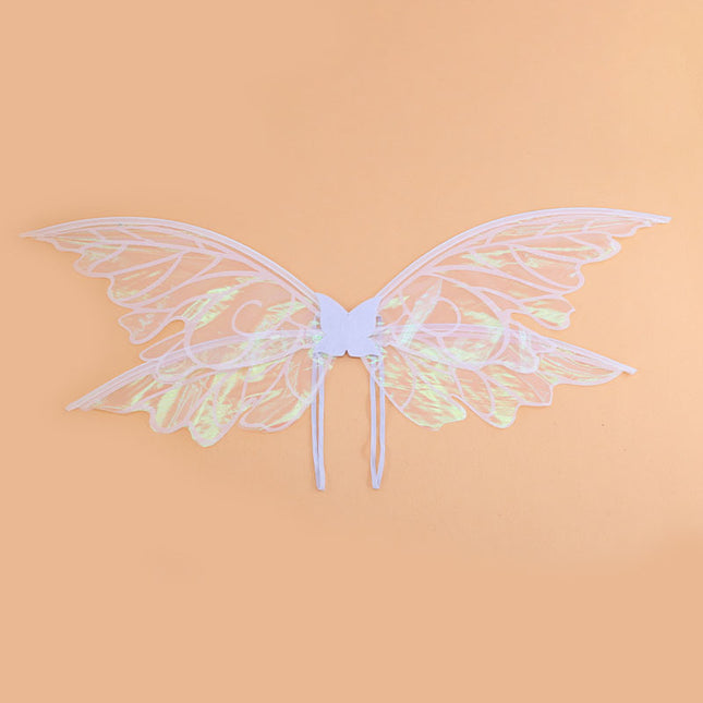 White Enchanting Iridescent Fairy Wings