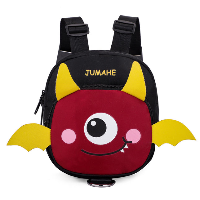 Black Adorable Monster Pet Backpack Harness