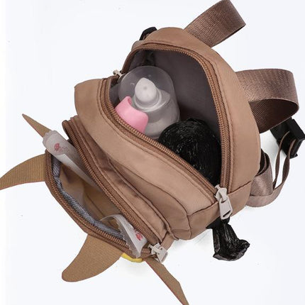 Black Adorable Monster Pet Backpack Harness – shape and profile