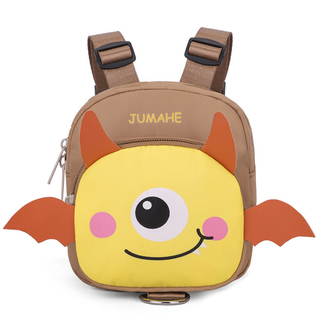 Brown Adorable Monster Pet Backpack Harness