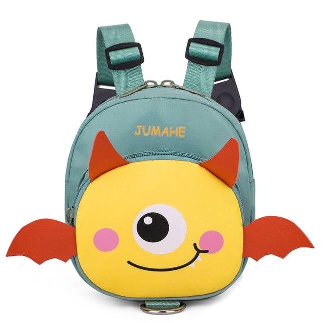 Green Adorable Monster Pet Backpack Harness