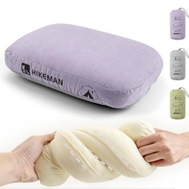 Grey Reversible Memory Foam Travel Pillow – product detail