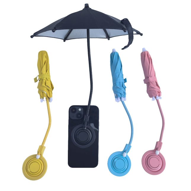 Pink Magnetic Phone Umbrella Sun Shade – product detail