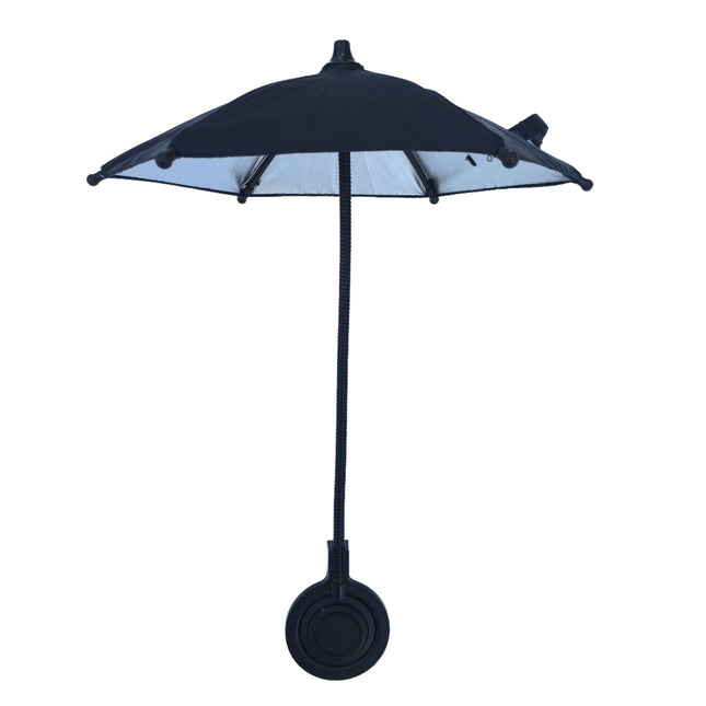 Black Magnetic Phone Umbrella Sun Shade