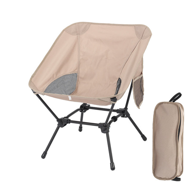 Khaki Lightweight Portable Camping Chair