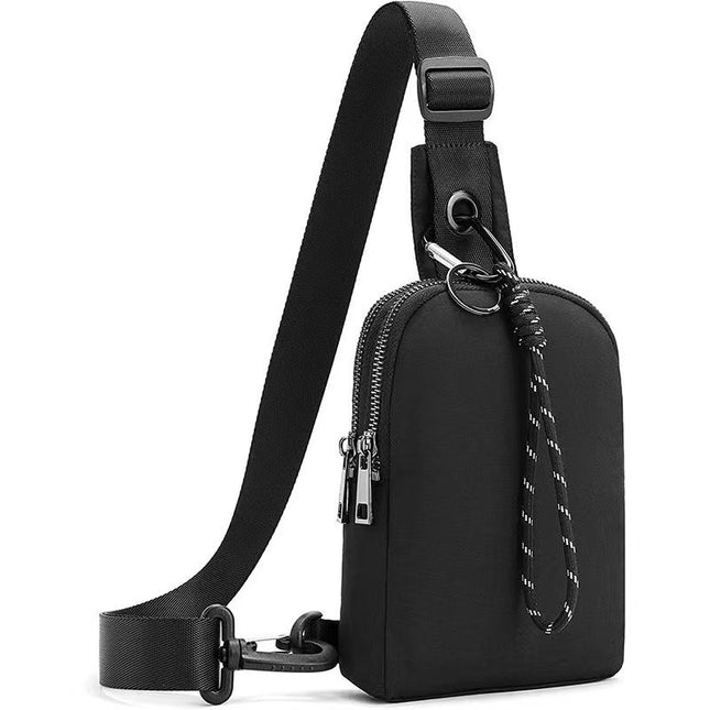 Black Compact Waterproof Sling Bag