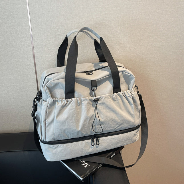 Grey and Black Large Capacity Travel Bag with Wet/Dry V888-ELOSUNG32660
