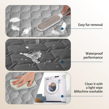 Grey 2-Sided Waterproof Pet Sofa Cover – design and finish