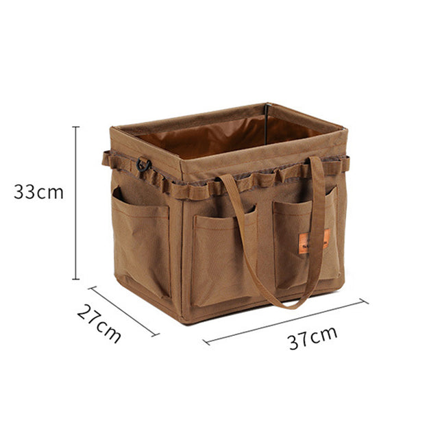 Brown Heavy Duty Foldable Outdoor Camping Storage Box