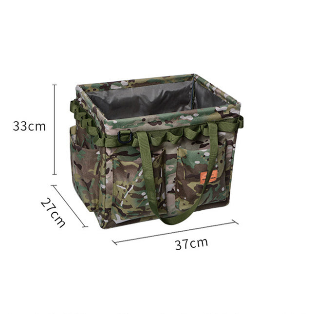 Green Camouflage Heavy Duty Foldable Outdoor Camping Storage Box