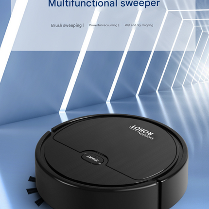 White 3-in-1 Smart Robot Vacuum Cleaner - Automatic Sweeping, Mopping & Suction for Hard Floors & Pet Hair