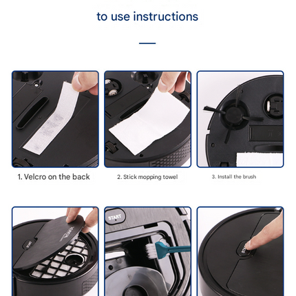 White 3-in-1 Smart Robot Vacuum Cleaner - Automatic Sweeping, Mopping & Suction for Hard Floors & Pet Hair