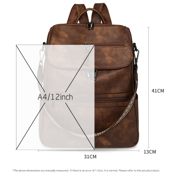 Grey Stylish Anti-Theft Backpack for Women – product detail