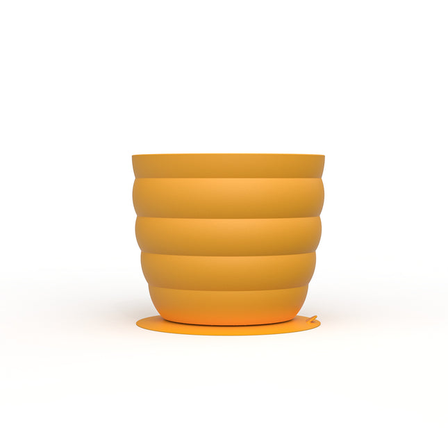 Yellow Large Anti-Choke Slow Feeder Dog Bowl