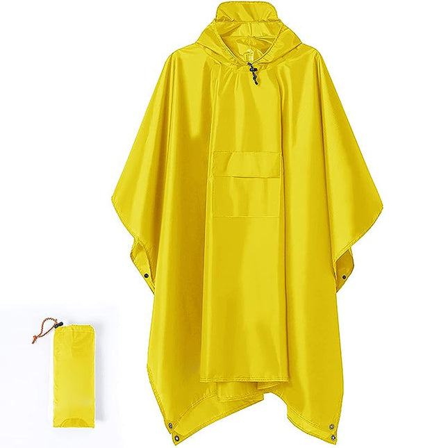 Yellow 3-in-1 Waterproof Rain Poncho