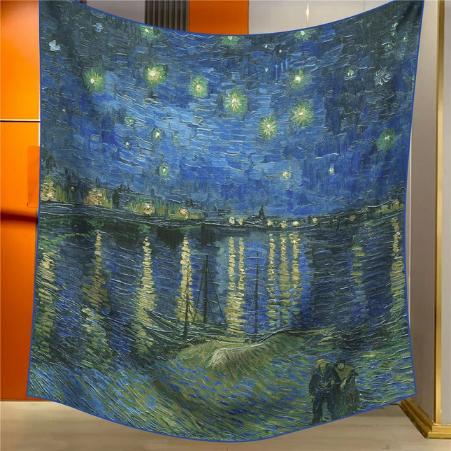 Starry Night Elegant Artistry Shawl