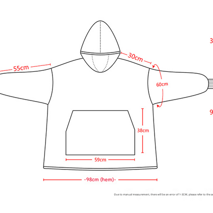 Khaki Oversized Wearable Blanket Hoodie – design and finish