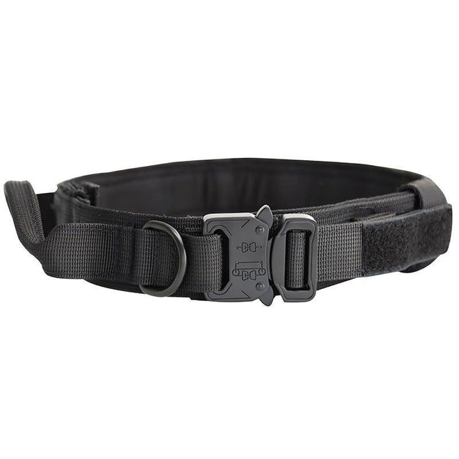 M Black Tactical Dog Collar