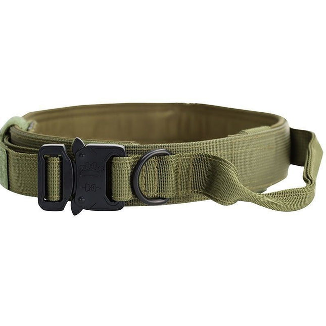 M Green Tactical Dog Collar