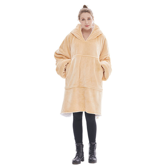 Yellow Oversized Wearable Blanket Hoodie