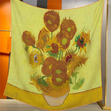 Sunflowers Elegant Artistry Shawl