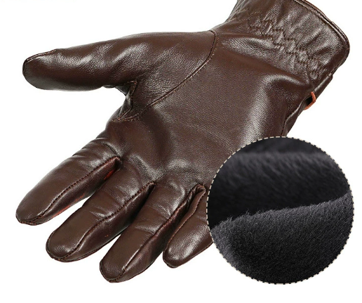 S Black Premium Men's Genuine Sheepskin Leather Driving & Cycling Gloves – product detail