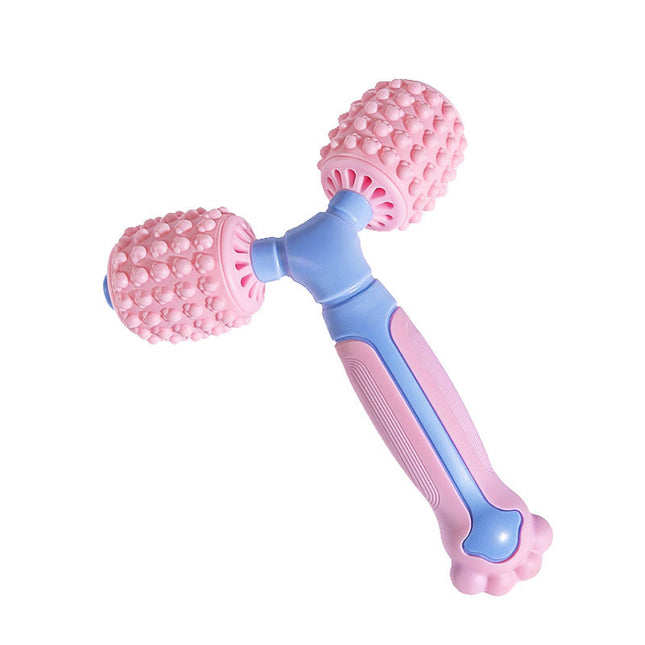 Y-Shaped Dual Roller Massager for Deep Tissue Muscle Relief