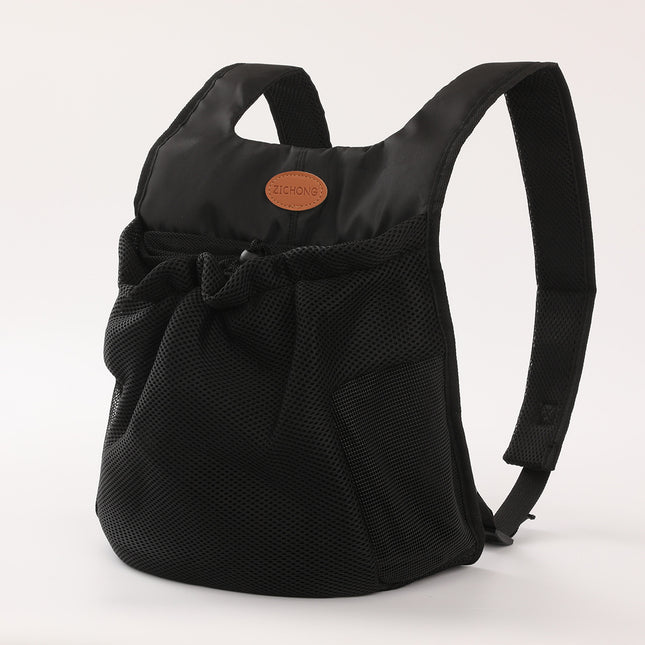 L Black Hands-Free Pet Carrier Backpack for Small Dogs & Cats