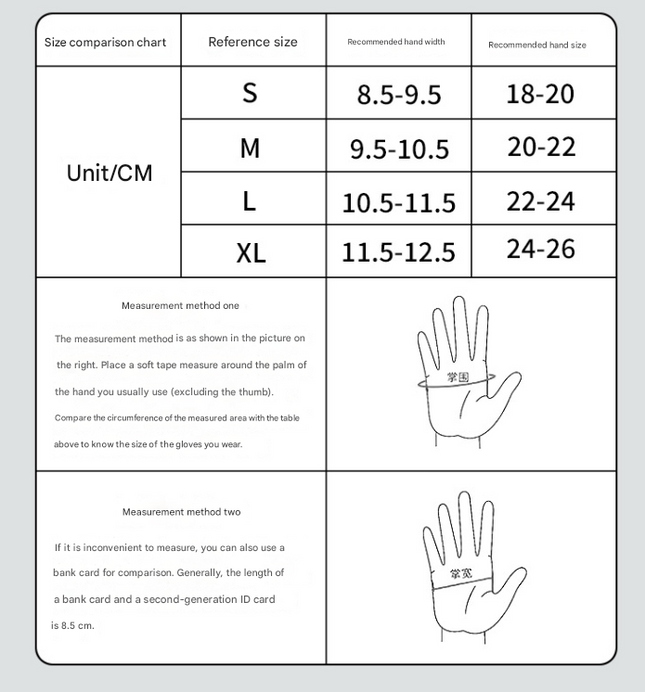 M Blue Unisex Full-Finger Cycling Gloves – product detail