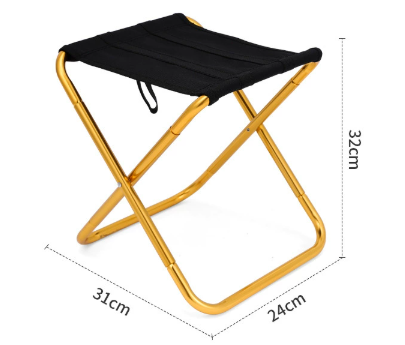 Big Gold Ultralight Portable Folding Camping Stool