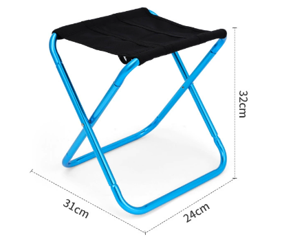 Big Blue Ultralight Portable Folding Camping Stool