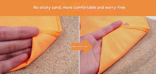 2-Piece Light Purple Quick-Dry Microfiber Sports Towel with Travel Case – product detail