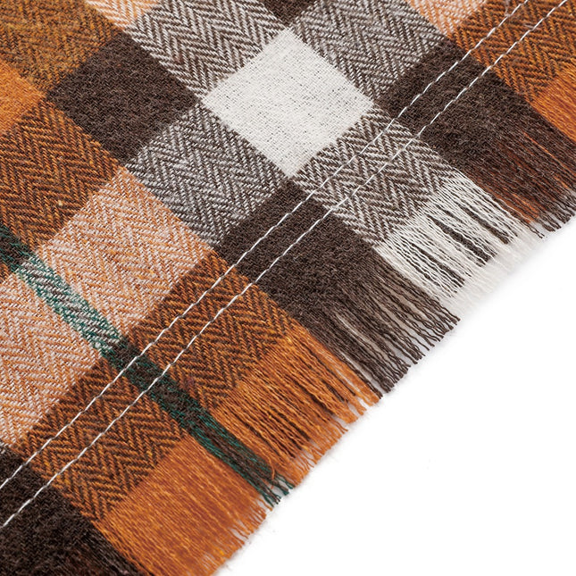 Red Black and White Tartan S 55x38x38cm Thanksgiving Plaid Dog Bandana 2-Pack – product detail